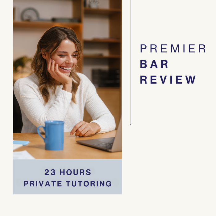 Fleming's Fundamentals of Law Premier Bar Review Tutorial Package offers one-on-one tutoring with a customized study plan, practice exams, feedback on essays and performance tests, and full access to Adaptabar for MBE practice. Whether you are a first-time taker or a repeater, Fleming's Premier Bar Review Tutorial Package will provide you with the tools and confidence to pass the bar exam!