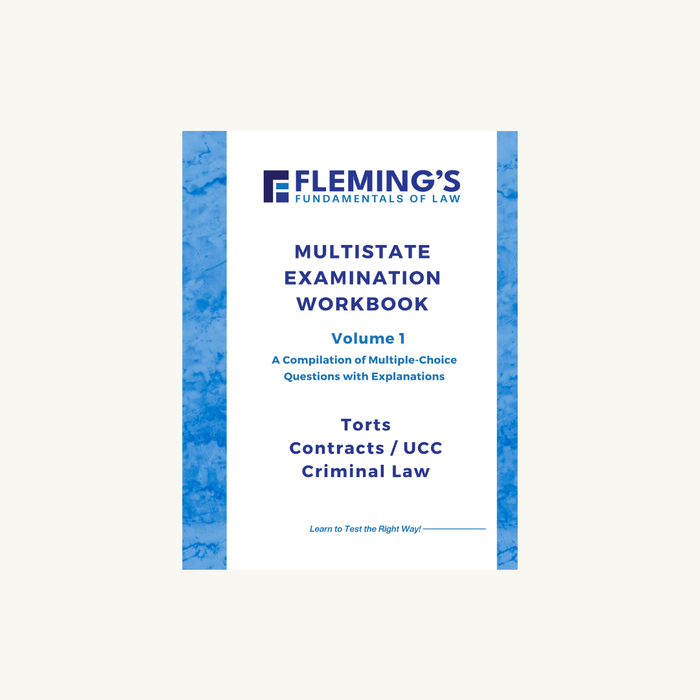 Exam Workbook, Multistate Vol. 1