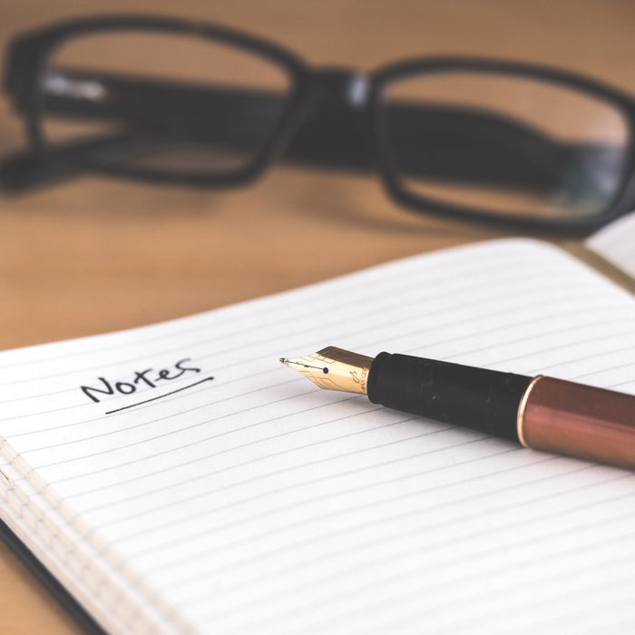 Taking notes during lectures