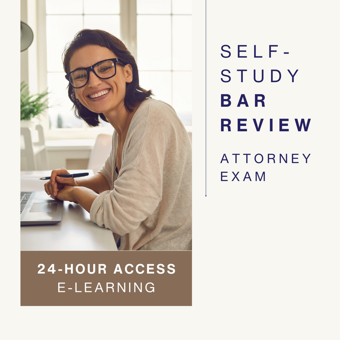 The Fleming's Edge Attorney's Exam Bar Review prepares you for both formats tested on the CA Bar Attorney's Exam. You receive substantive law instruction in all CA bar exam subjects in addition to the needed bar exam questions with the methods and strategies required to pass the Essay and Performance sections. You are given bar exam practice tests with regular writing assignments. All submitted writing assignments are critiqued by Fleming's staff of private bar exam tutors via audio feedback.