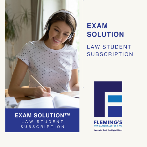 Fleming's Exam Solutions: Law Student Success Subscription