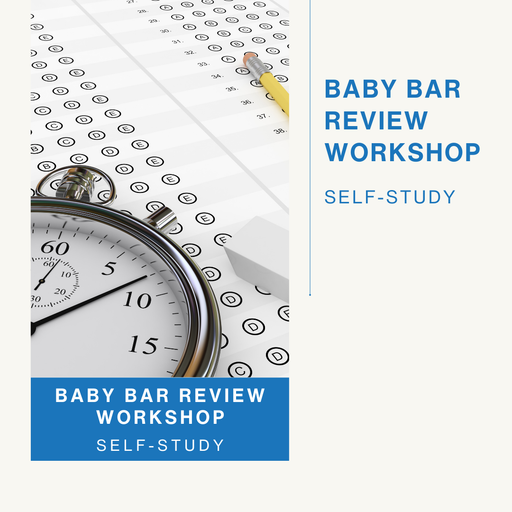 Introducing the ultimate preparatory course for the California Baby Bar Exam: Fleming's Fundamentals of Law's new Baby Bar MBE-centric workshop.