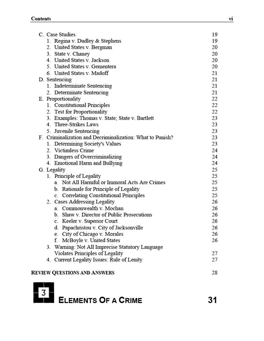 Laurie L Levenson Criminal Law Roadmap 8th Ed. 2024 ISBN: 978-1-959918-21-9 Fleming’s Fundamentals of Law. Levenson’s RoadMap for Criminal Law: is the newest, most up-to-date outline available. Is based upon the insights and teaching methods of Professor Laurie Levenson Illuminates areas of subtlety and ambiguity in criminal law. Includes analyses that help you to apply and understand criminal law. Order now lawprepare.com