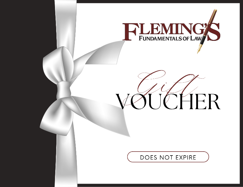 Fleming's Fundamentals of Law Gift Card Gift Voucher