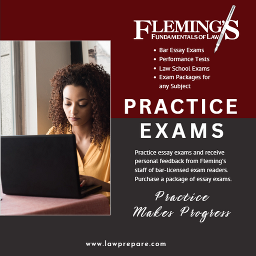Essay or Performance Test - Exam Critique - Flemings Fundamentals of Law