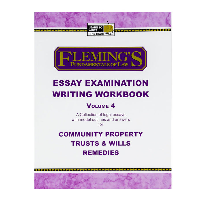 Essay Exam Writing Workbook4