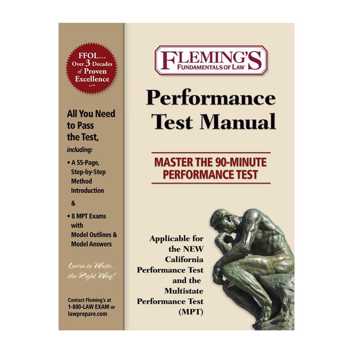 Performance Exam Solution Manual